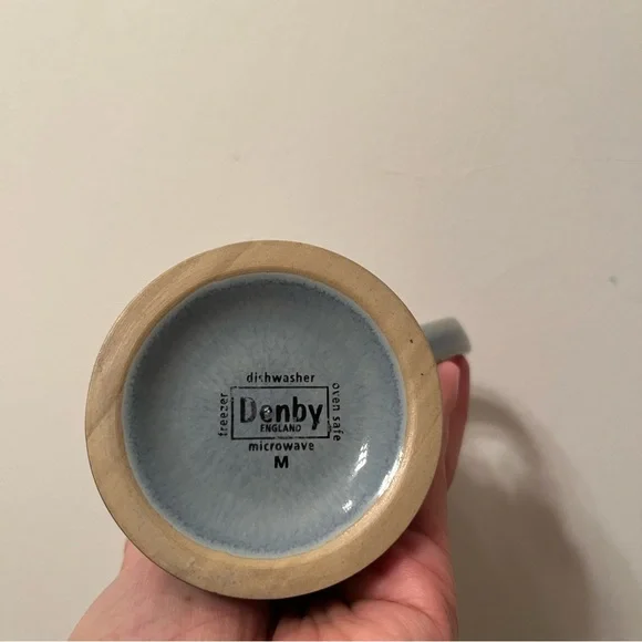 Denby England Footed Mug in Gray - Picture 4 of 6